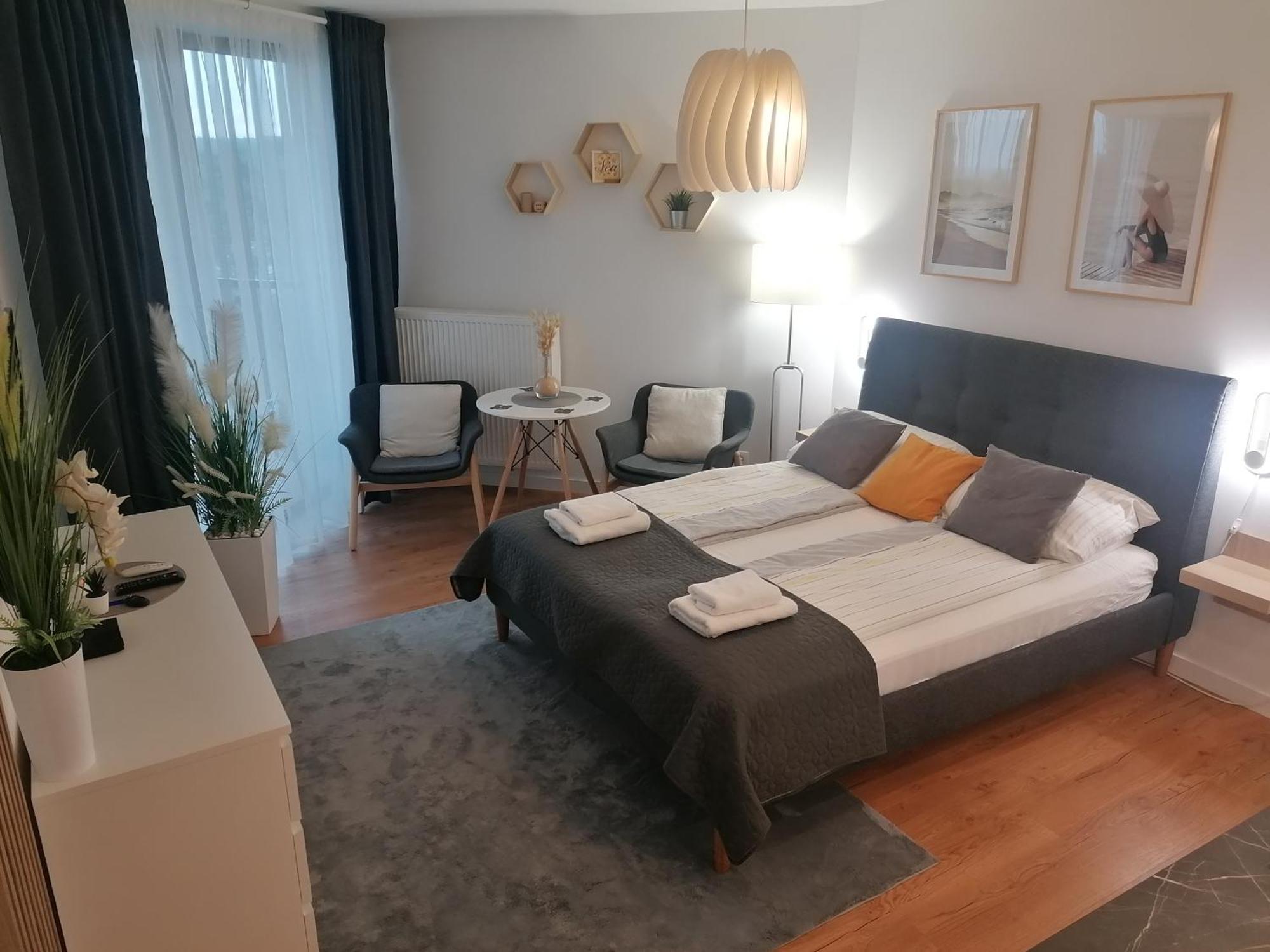 Pinea Apartament Z Widokiem Na Morze Z Basenem I Spa Przy Plazy Pobierowo Exterior foto